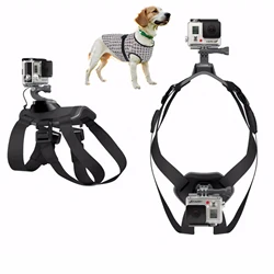 Adjustable Fetch Dog band for Gopro hero 13 12 11 10 9 Dog harness Chest Belt Strap Sports camera Mount Holder for SJCAM Xiaoyi