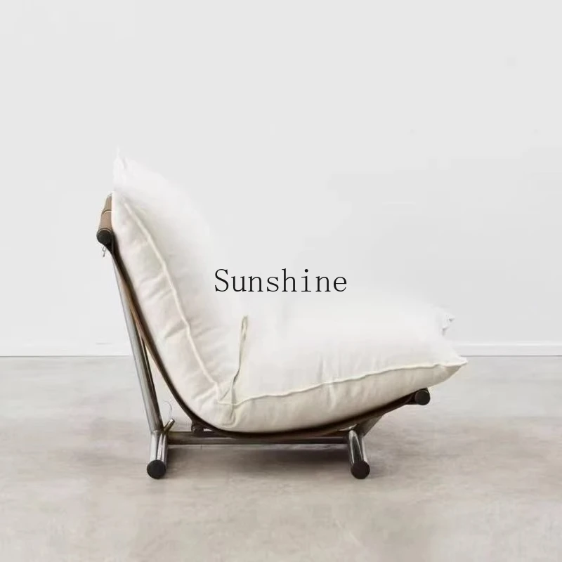 

European light luxury minimalist single sofa chair living room lazy leisure chair