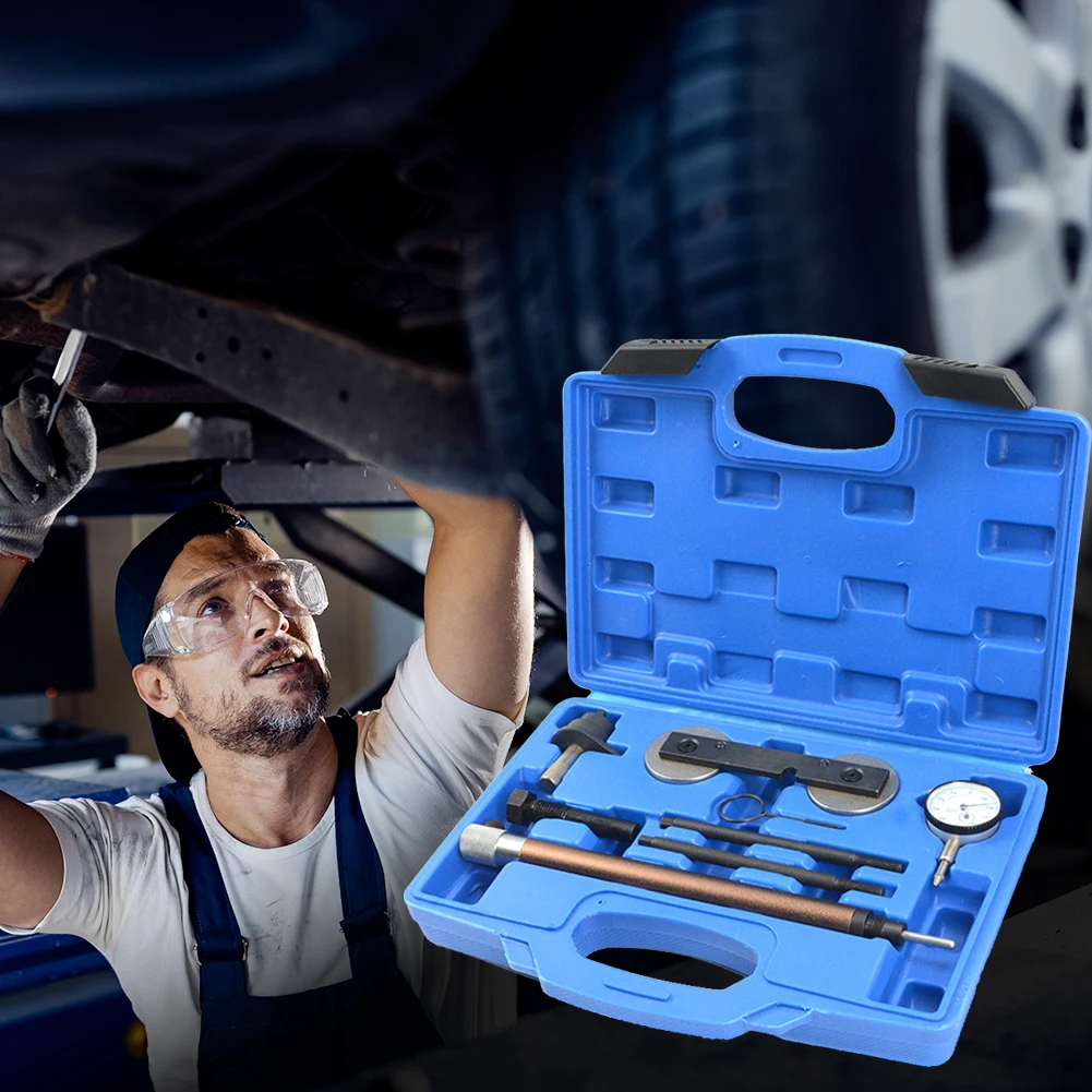 

Engine Timing Kit with Storage Box Engine Timing Chain Riveting Tool Set Engine Adjustment Tool for Audi A3 Cabriolet 10-13