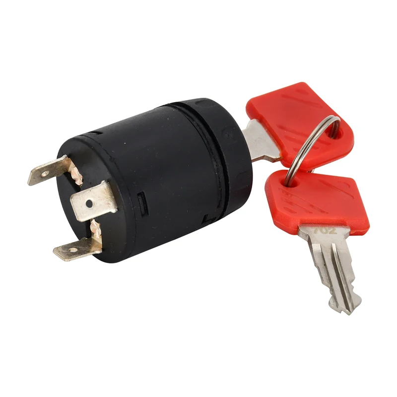 

28526100 702 Electric Stapler Ignition Switch Ignition Lock with 2 Key Compatible with Jungheinrich Forklift