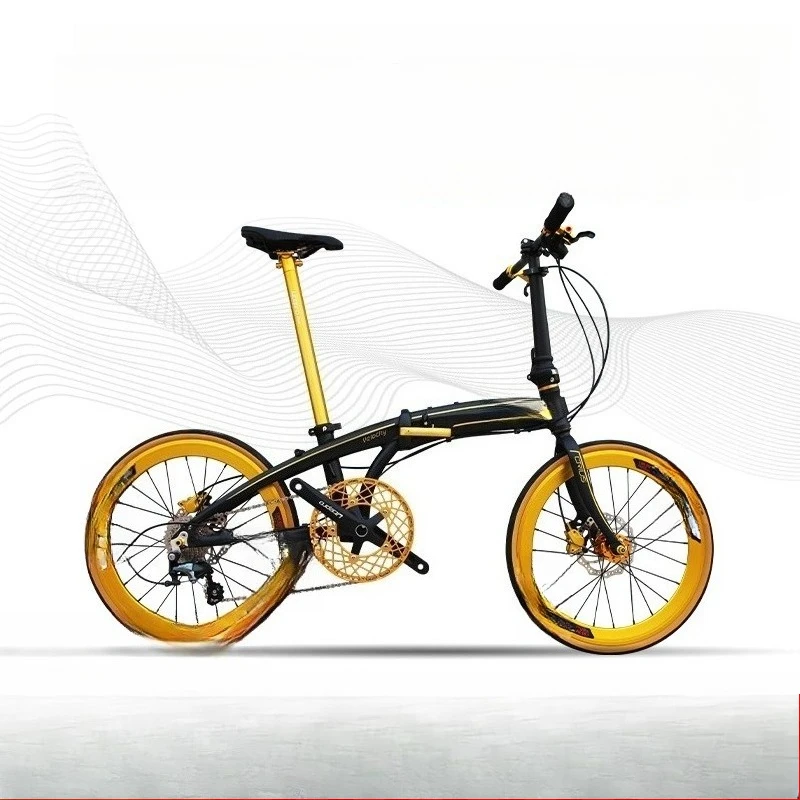 Folding car 20-inch frame, disc brake 9-speed 10-speed 11-speed portable bicycle