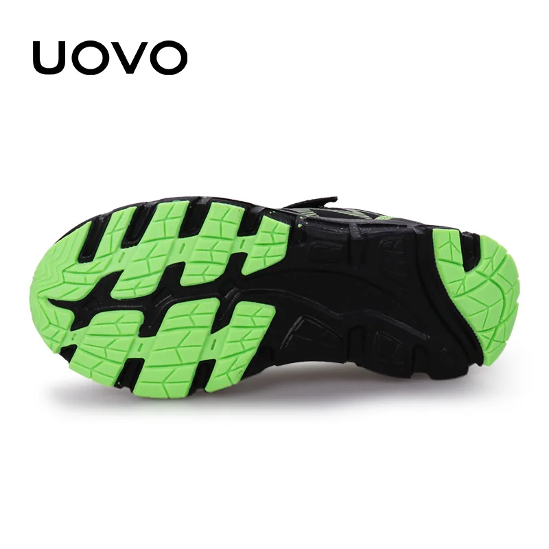 UOVO  Children\'s Fashion Sports Shoes Spring and Autumn Boys\' Running Leisure Breathable Outdoor Kids Sneak Lightweight Sneakers