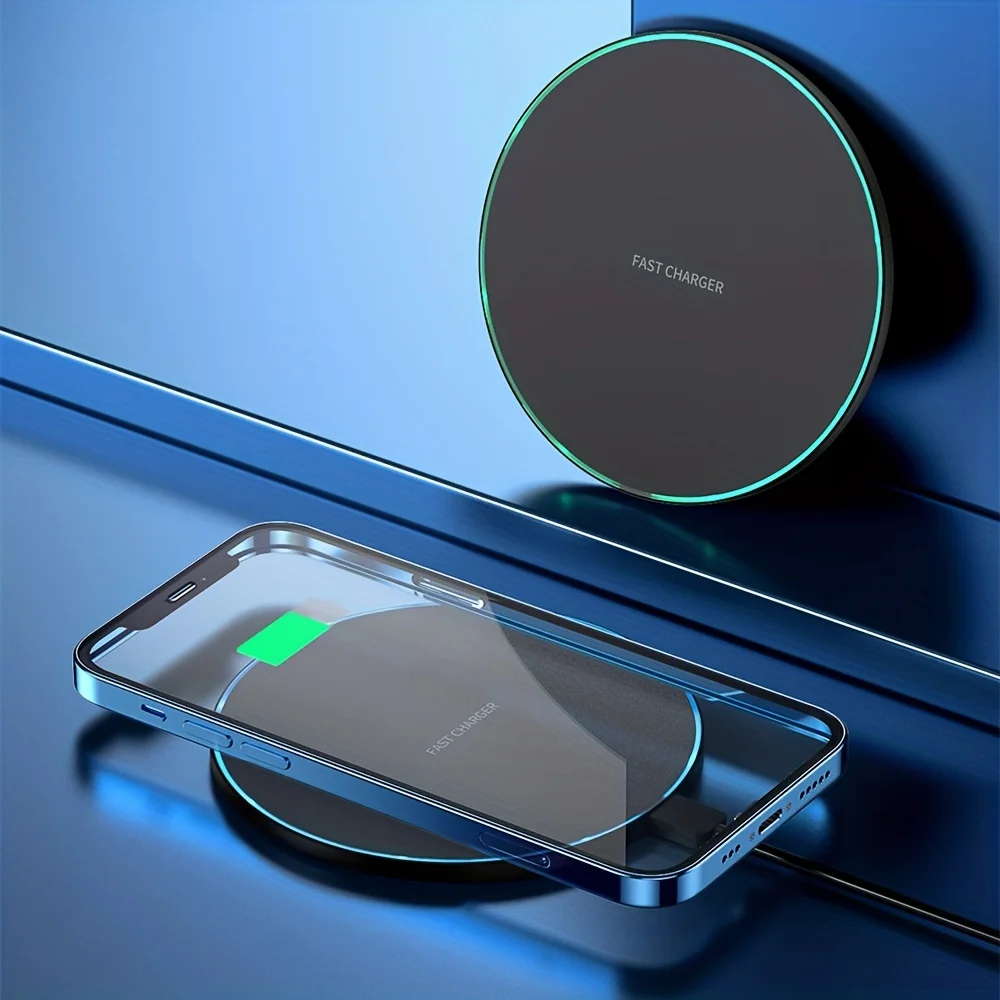 Fast  Wireless Charger Pad for iPhone 14 13 12 11 Pro Max Samsung Galaxy S22 S21 S20 S10 S9 Xiaomi Wireless Charging Station