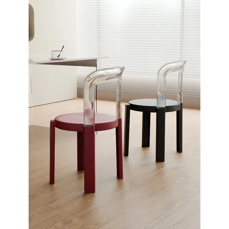 

Medieval style solid wood dining chair retro style household small apartment retro designer back chair