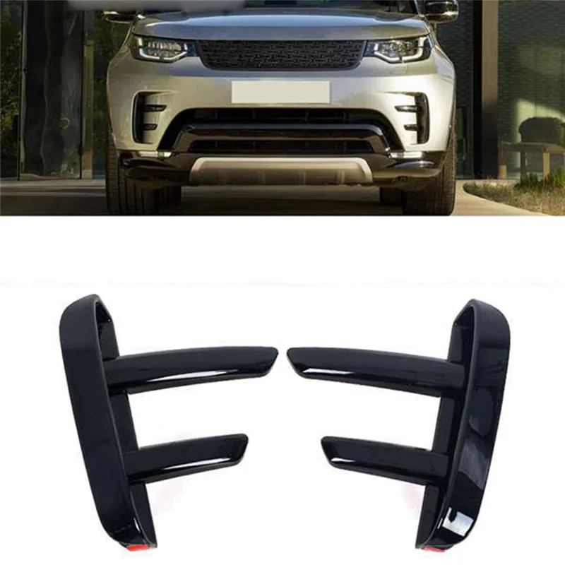 Car Front Right Bumper Grille Air Vent Cover Front Deflector Air Knife Trim for Land Rover Discovery 5 L462 2017-2019