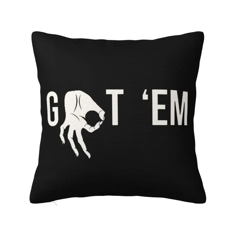 Got 'Em Square Pillowcover Home Decor Funny Internet Finger Circle Game Meme Cushions Cover Throw Pillow Case for Living Room