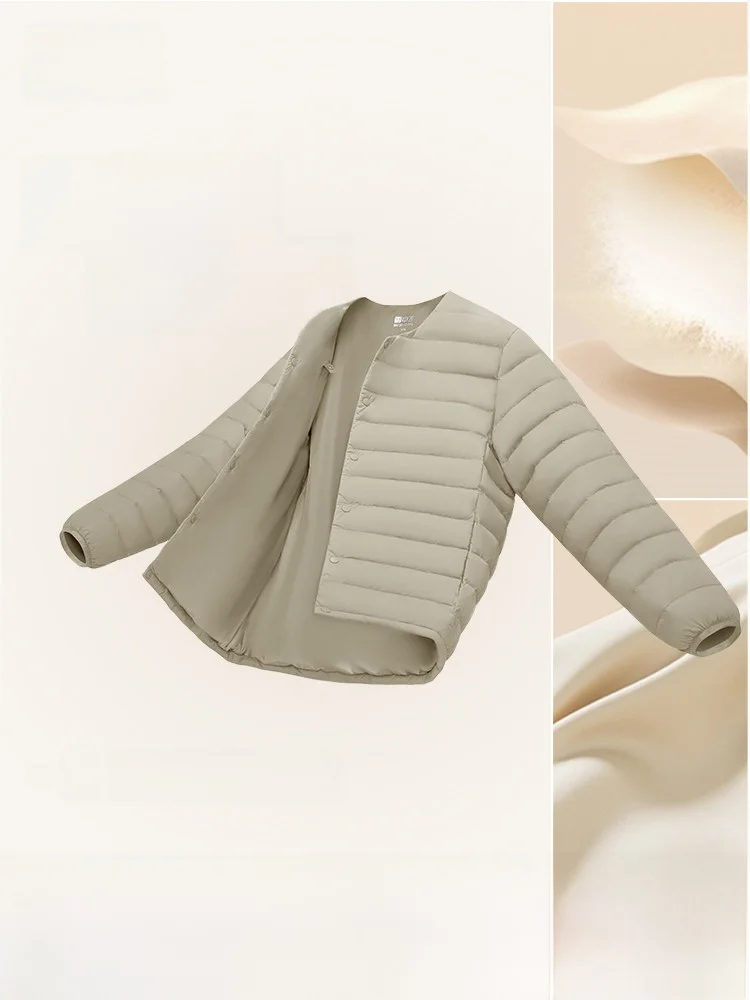 

Snow Flying 2026 Spring New Men's down Innerwear Comfortable Versatile Casual Fashion Nylon Fabric Duck down Filling Short Style