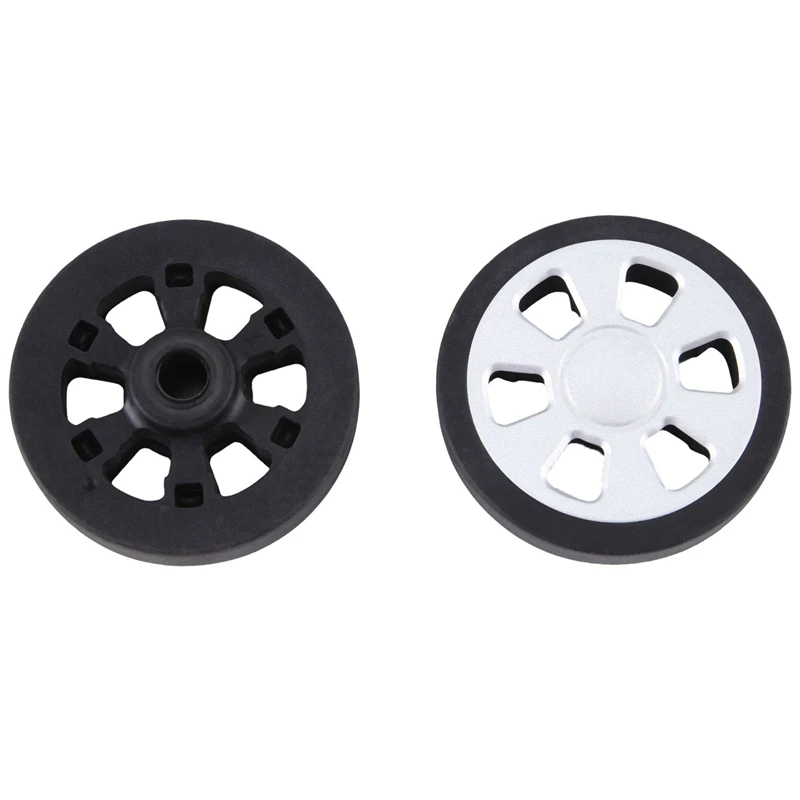 60X11mm Luggage Wheel Replacement Wear Resistant PU Caster Suitcase Replacement Wheel Luggage Double Wheel 8Mm