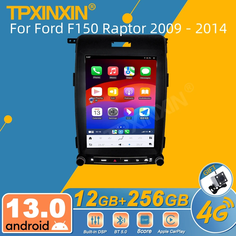 

For Ford F150 Raptor 2009 - 2014 Android Car Radio Multimedia Video Player Wireless Carplay Autoradio Stereo GPS Navi Head Unit