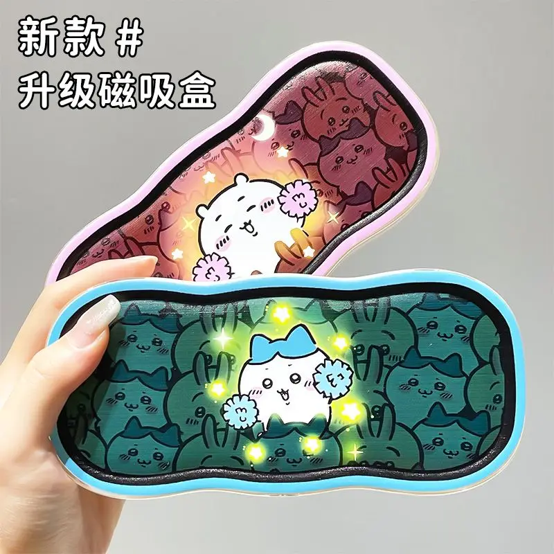 

Updated Model Chiikawa Glasses Case Wave-like Cute Storage Box Anime Kawaii Cartoon Sunglasses Protective Case Girl for Gifts