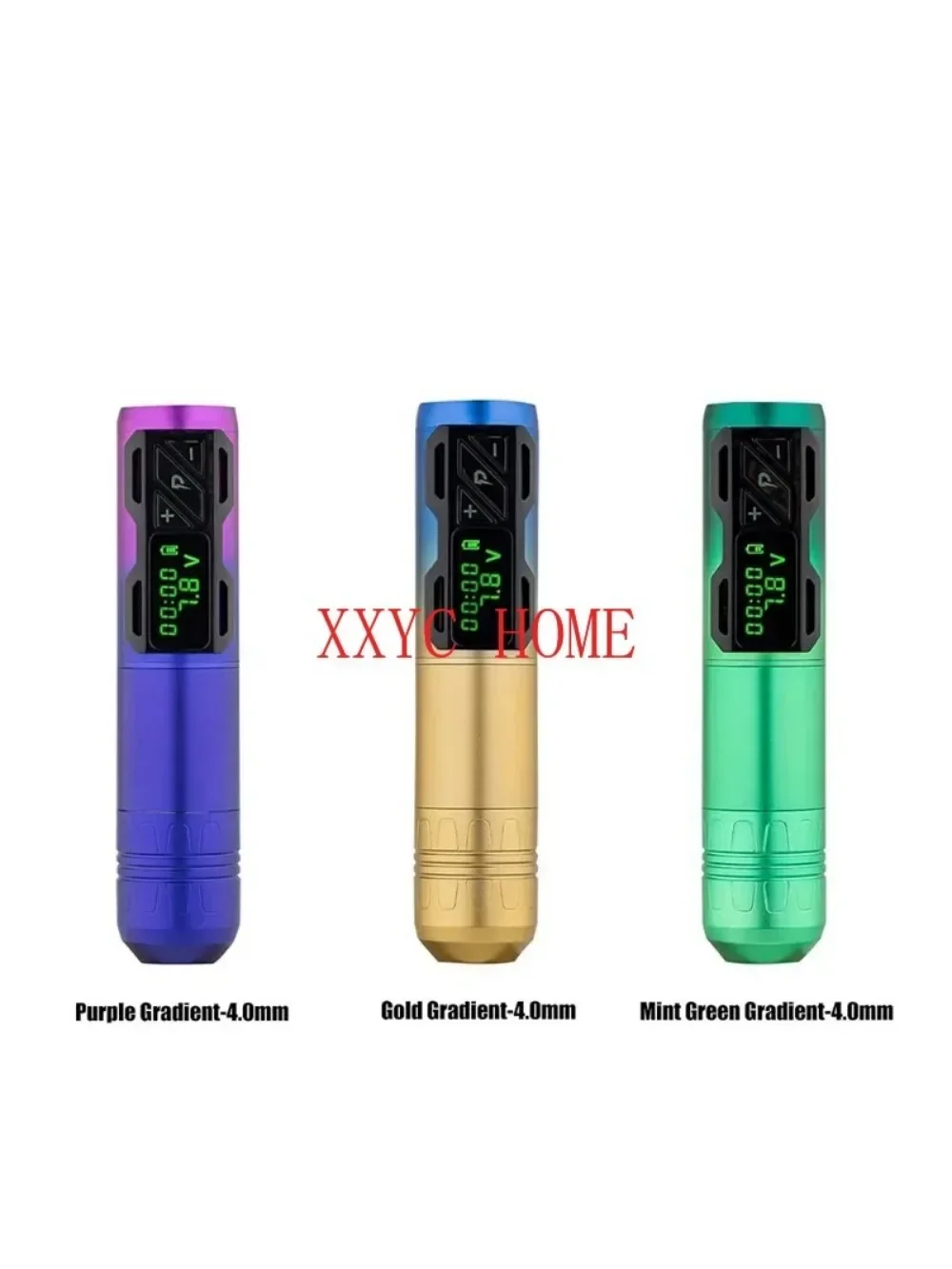 tattoo Stroke Length 4.0mm gradients color P2S rechargeable battery tattoo machine wireless with 1800mAh power pack