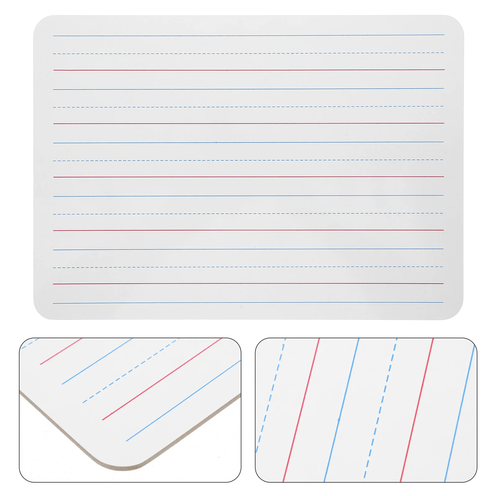 Four-line Three-frame Writing Board Whiteboard Classroom Boards Hand Held Small Dry Erase Lined Density Child