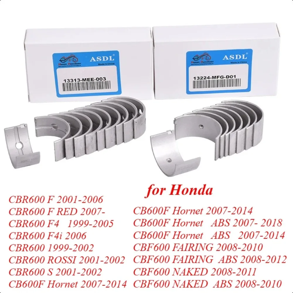30mm 31.5mm Motor Bike Connecting Rod Main Bearing Crankshaft Set for Honda CBR600 F4 1999-2000 CBR 600 F4I 2001-2006