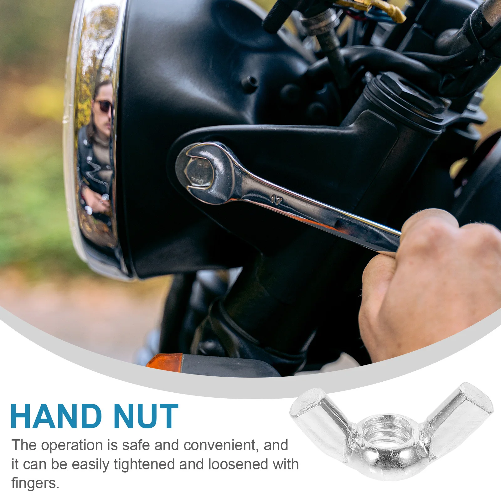 

20pcs Butterfly Wing Nut 5/16 Inch 18 Teeth Carbon Steel Hand Tighten Fastener For Home Repair Hardware Fasteners