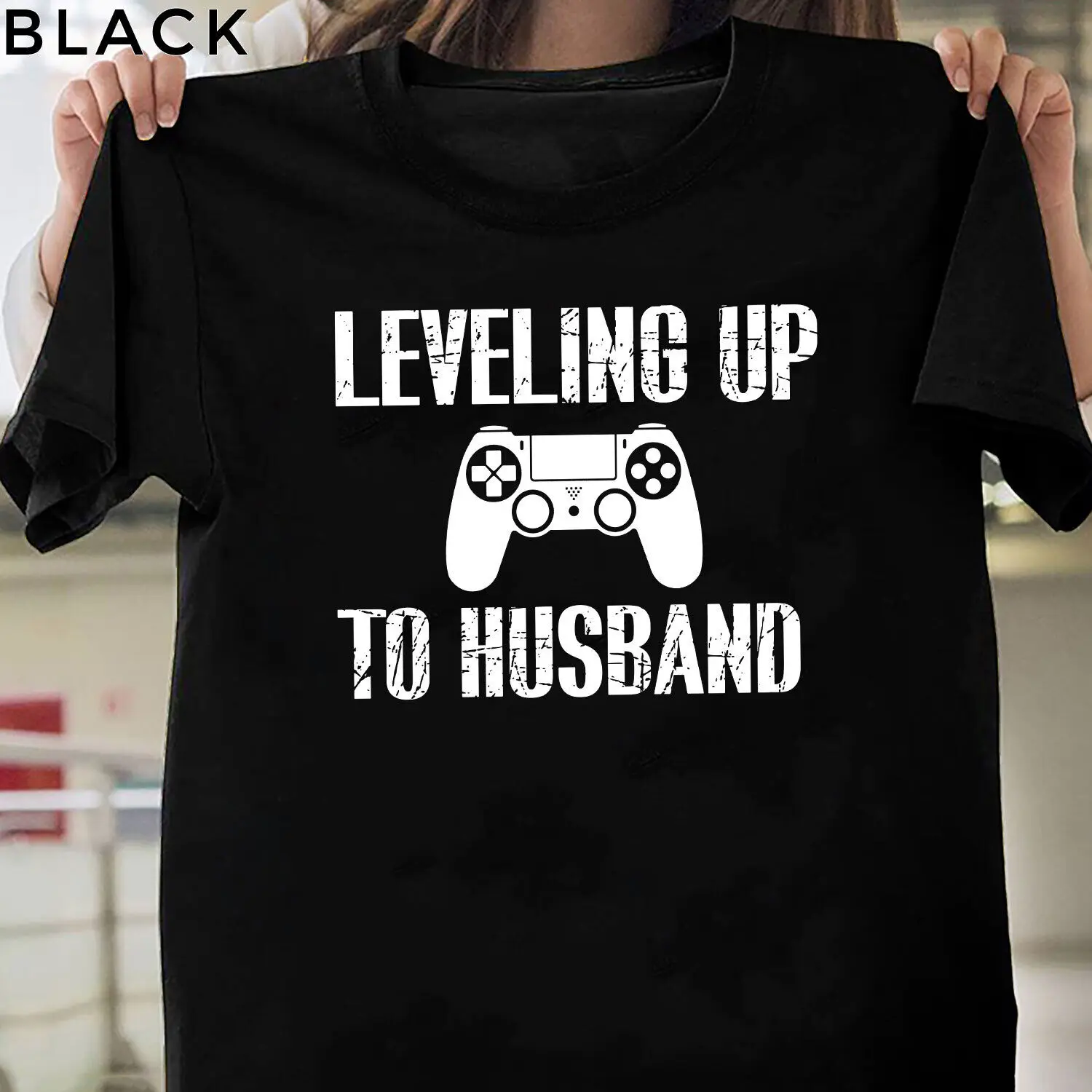 Mens Engagement Tee for Groom Video Game Lover Funny Husband Gift T-Shirt S-4XL