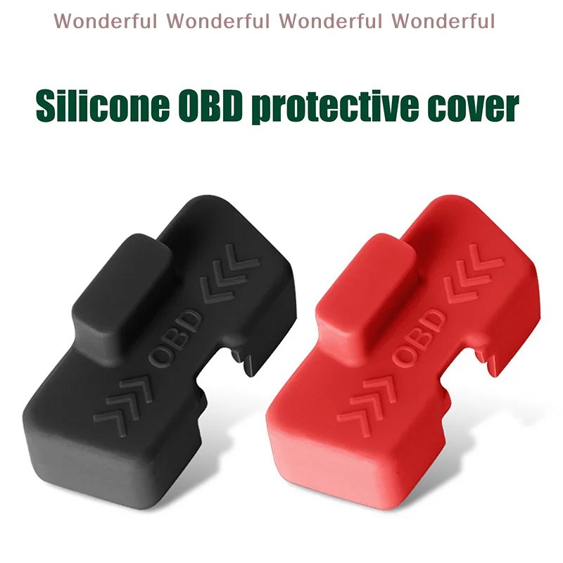 Kit di modifica dei componenti interni dell'auto della copertura dell'automobile dello scudo dell'interfaccia OBD antipolvere in silicone