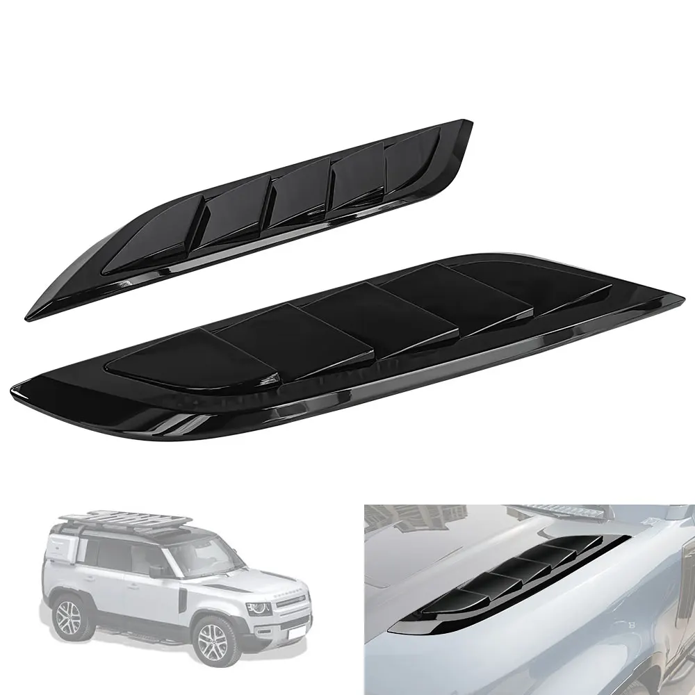 New Design Body parts Bonnet Two Sides Trim Panel Hood Vent Covers for Land Rover Defender 110 90 2023 2024