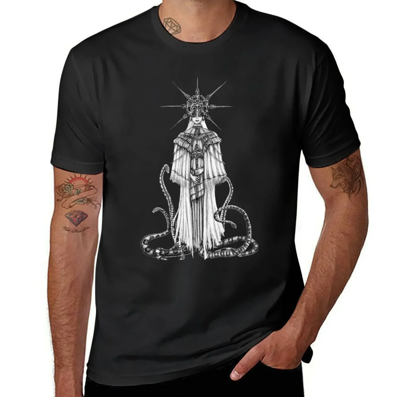 

Dark Sun Gwyndolin T-Shirt summer top funny shirt cotton anime t shirts mens t shirt graphic