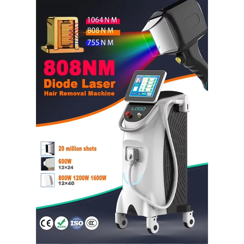 New Technology 808 Diode Permanent Nd Yag Personal Care Product