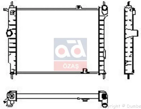 Store code: RA0200450 for the radiator 94 ASTR A.F 1.6 16V * X16XEL * -AC + MS