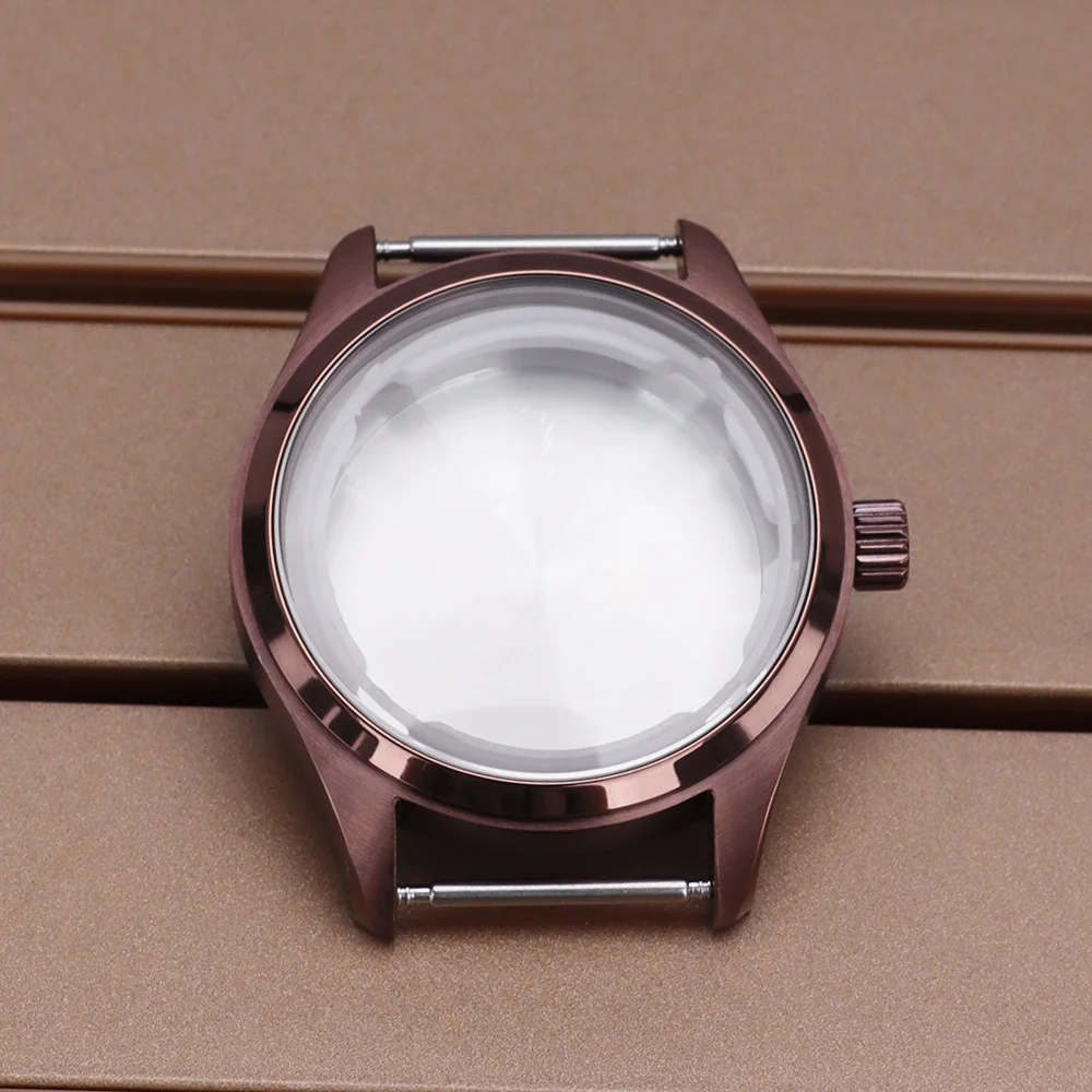 

Мужской корпус часов Pilot 40 мм из полированной нержавеющей стали для Seiko NH35 NH36 NH38 NH34 ETA 2824, механизм 100M, водонепроницаемый, сменный.