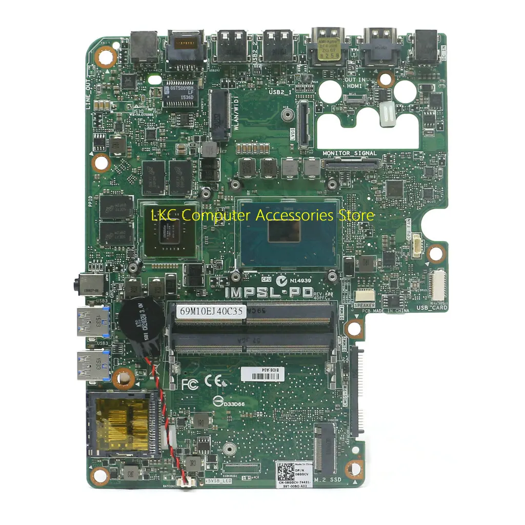 NEUE FÜR DELL Inspiron 24 7459 AIO Alle-In-Einem Motherboard 8GGCV 08GGCV CN-08GGC IMPSL-PO IMPSL-PD i5-6300HQ Mit GeForce 940M GPU