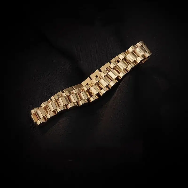 Light Luxury Cuban Watch Bangle - Sleek Titanium Steel Cuff for Men & Women, Minimalist Retro Couple Jewelry, High-End Gift