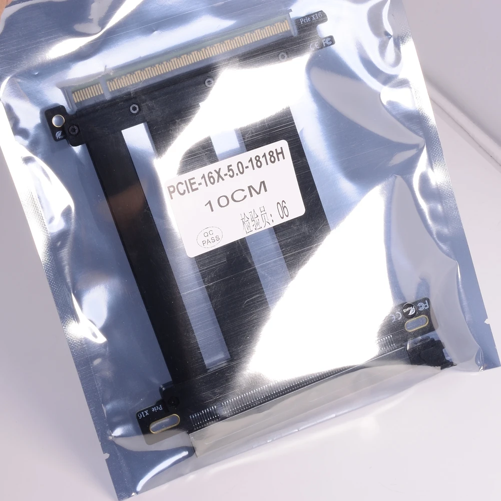Cavo Riser, PCI E 3.0 X16 Porta di Estensione per Scheda di Estensione Flessibile Ad Alta velocità, Scheda di Estensione per Porta PCI Express, Adattatore a 180 Gradi (Bianco