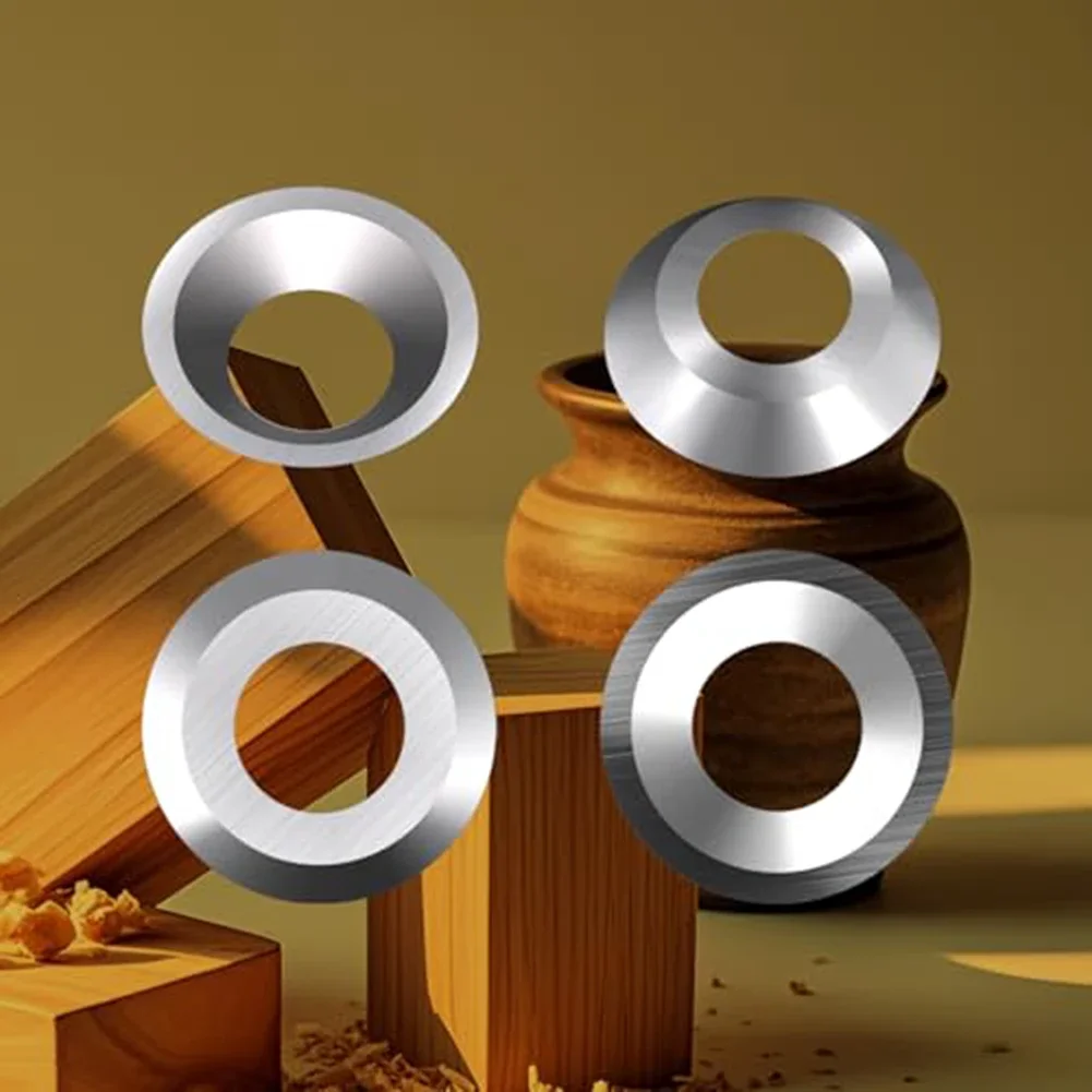 

Replaceable round carbide blades 10 pcs 8 9 by 1 85 mm 30 degree For Woodworking lathe tools solid carbide inserts