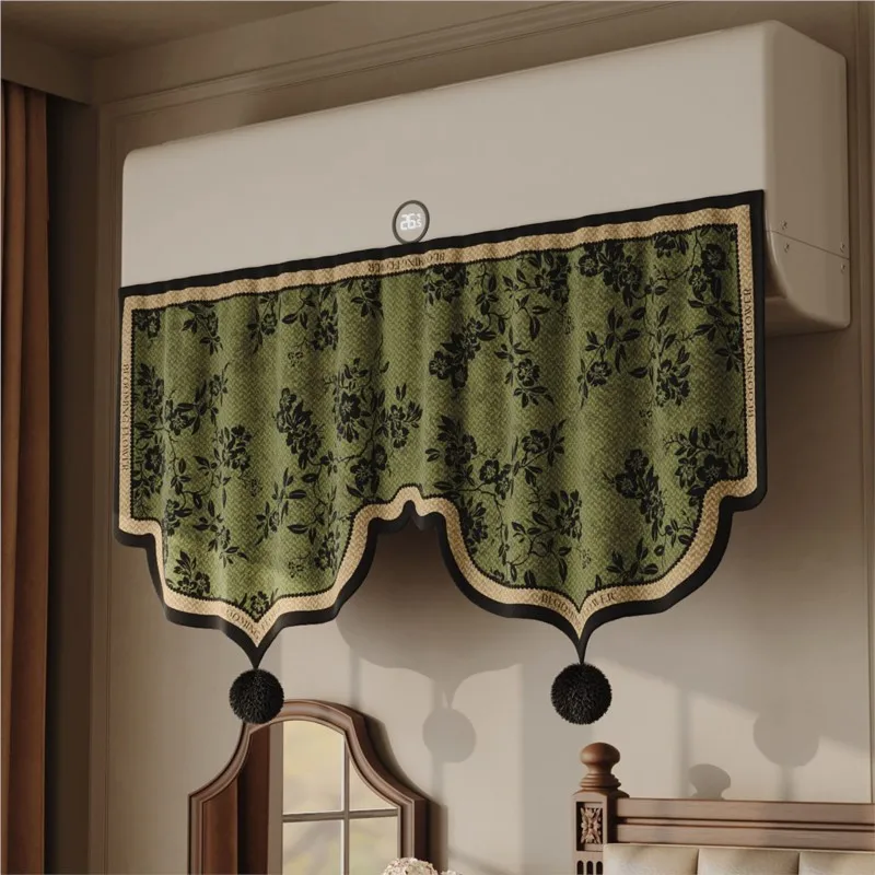 Middle Ancient Style Air Conditioning Windshield Curtain Anti Direct Blowing Home Bedroom Air Outlet Windshield Curtain ZJ281