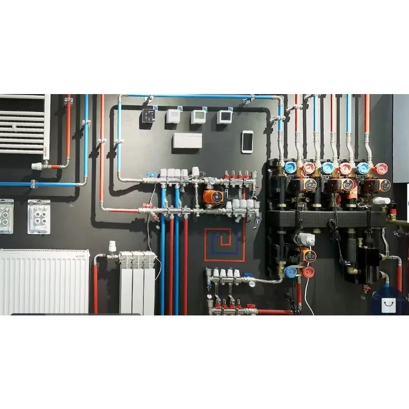 

dsSunfly Radiant Floor Heating System Brass Underfloor Heating Flowmeter Manifold Collector UFH Mixing Group Control Pack Manifo