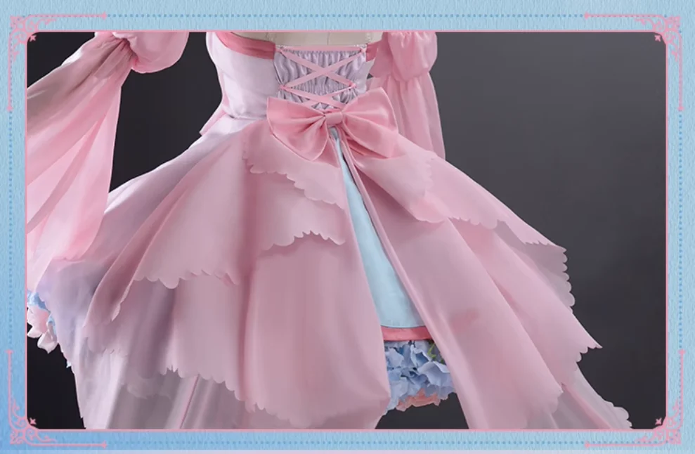 Cardcaptor Sakura Clear Card Cosplay Costume Sakura Kinomoto Flower Fairy Dress Anime Uniform Halloween Party Outfit - view 5