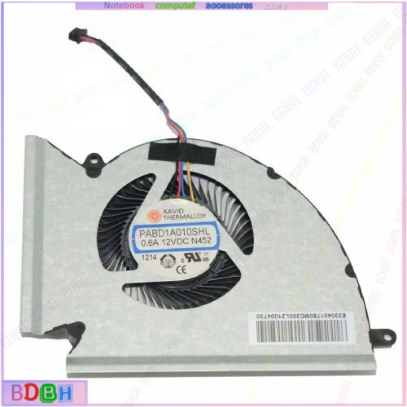 New For MSI GE76 GP76 MS-17K3 MS-17K2 CPU & GPU Cooling Fan PABD1A010SHL N451 52
