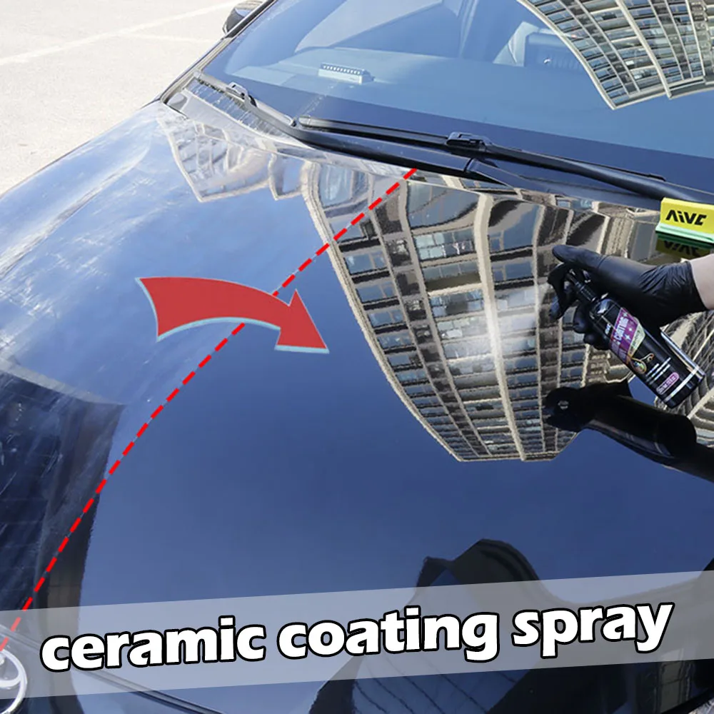 Car Ceramic Coating Nano Hydrophobic Paint Protection  Polish Scratch Repair Remover  AIVC Crystal Wax Spray Car Wash Products