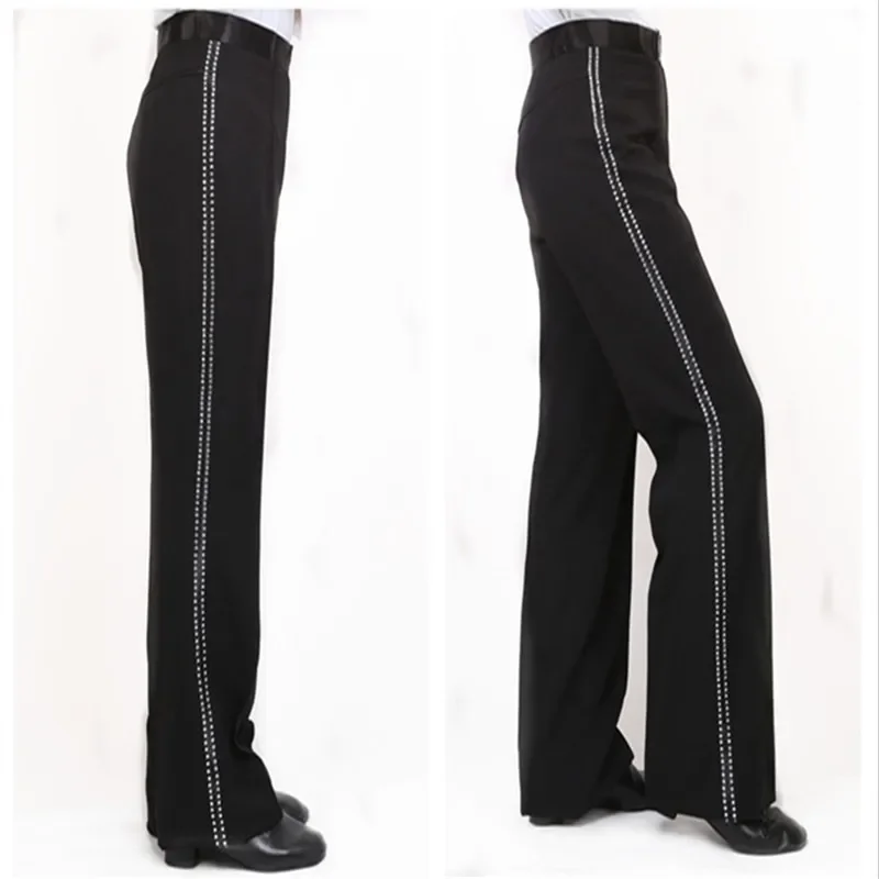 new Men/Boy Latin Dance Trousers Pants Set Auger Boy'S/Mens Ballroom Dance Pants Modern Dance Pant Jazz/Cha Cha/Samba Dance Wear