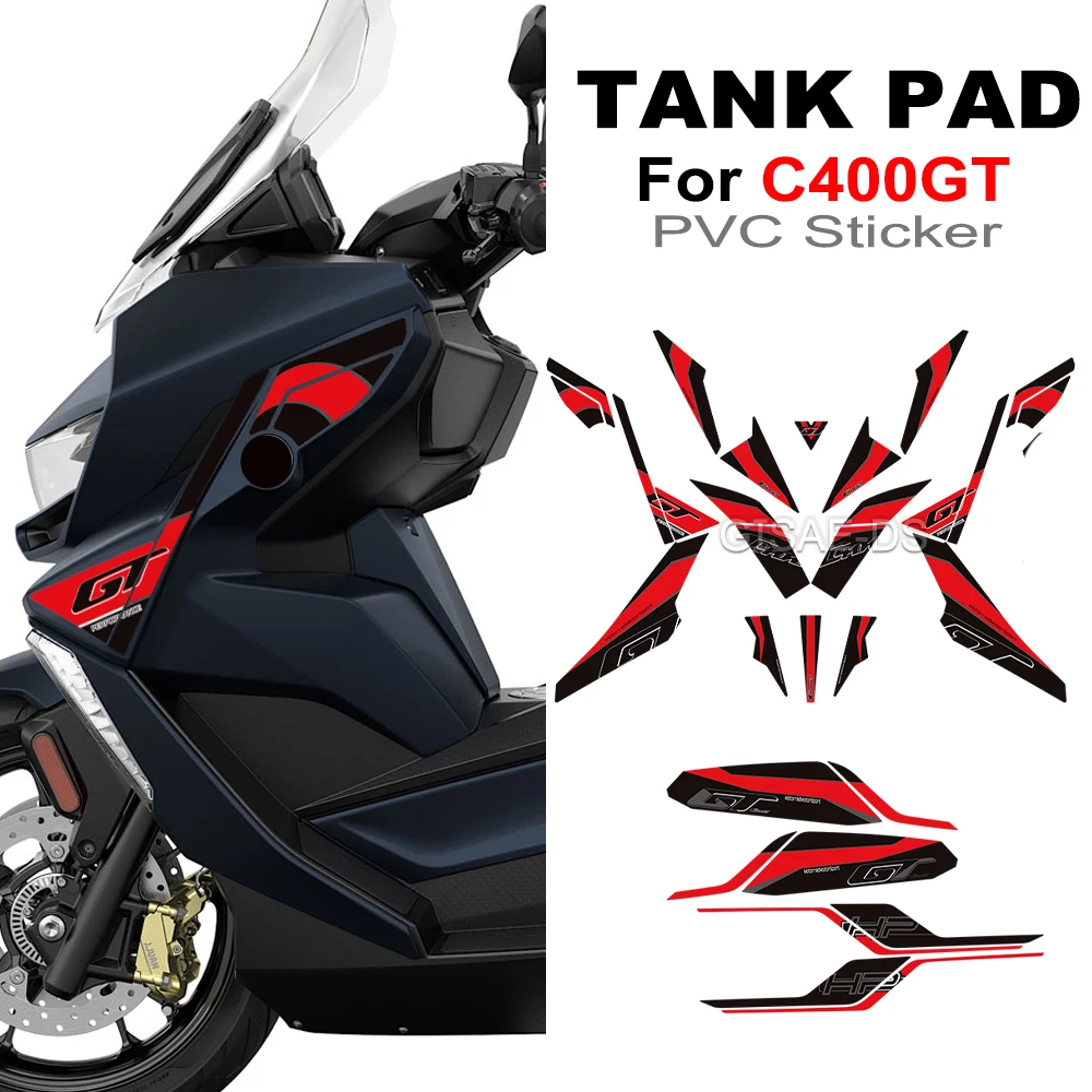 

For BMW C400GT C 400 GT C400 2019 2020 2021 2022 2023 2024 Protector Tank Pad Kit Knee Wheel Stickers Decals Body Fender Shell