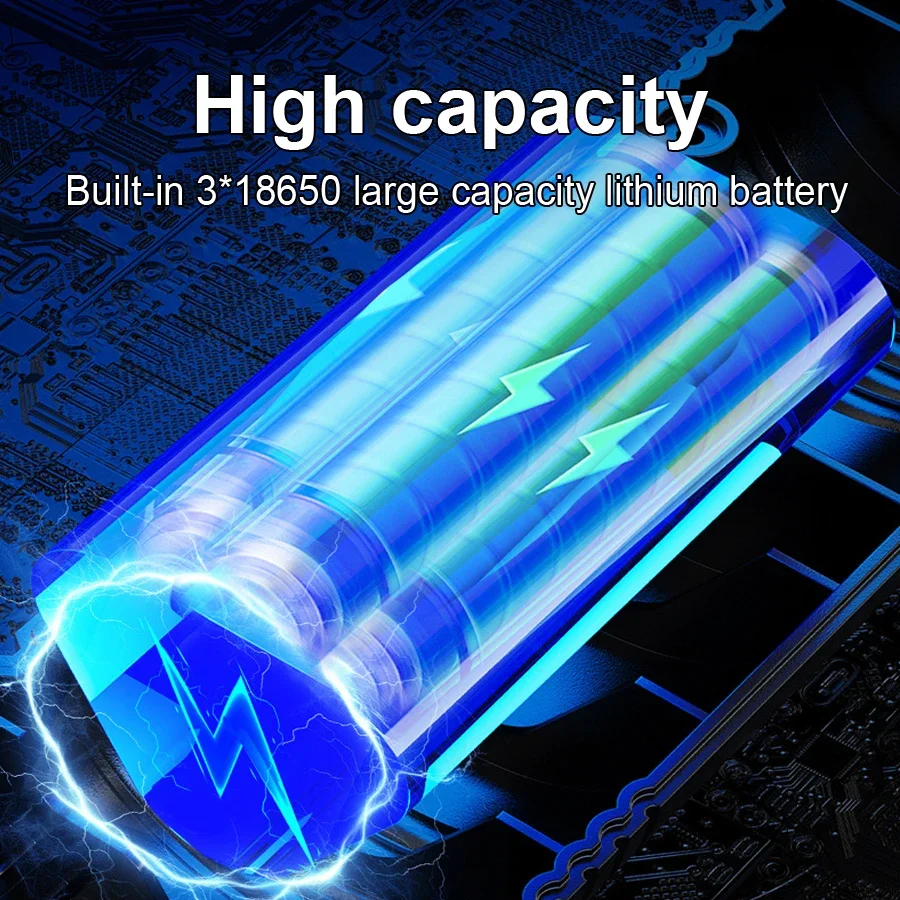 100000lumens Super Big Flashlight Rechargeable Most Powerful LED FlashLight Long Range Outdoor Fishing Hunting Tactical Torch