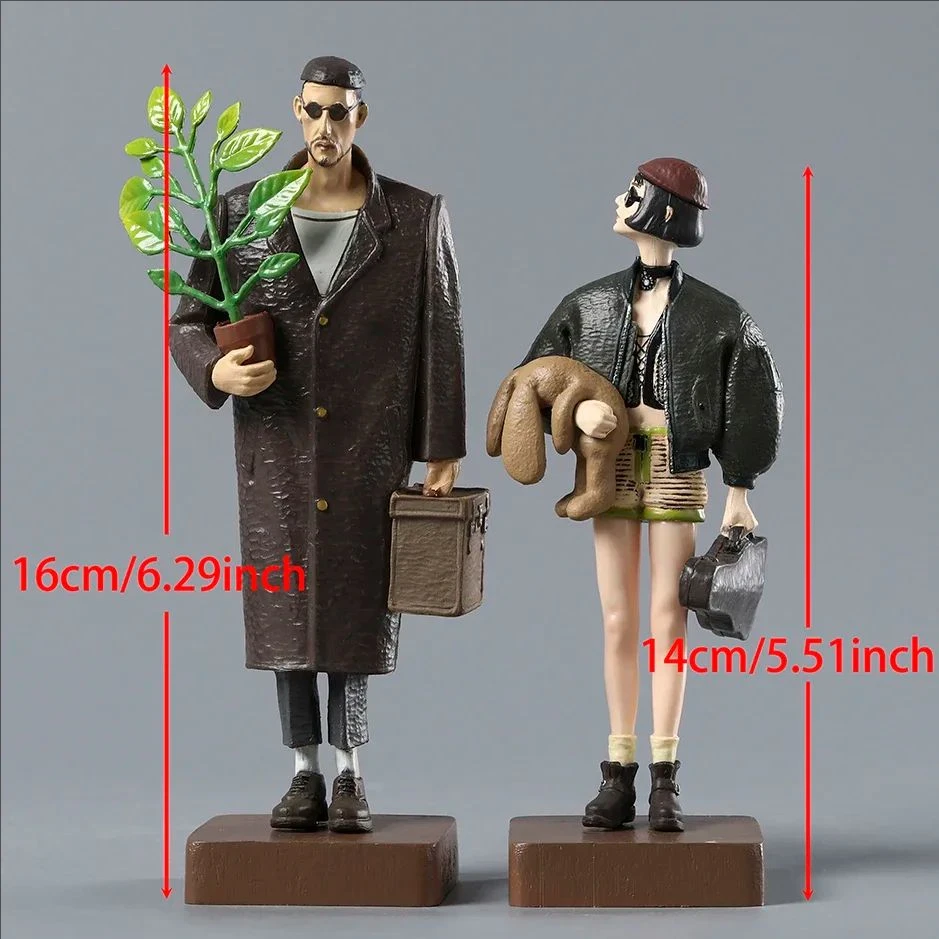 The Professional Leon Mathilda Figure Killer Leon Cool Girl Mathilda Figure Movie Peripheral Model Statue Decora Toy Gift