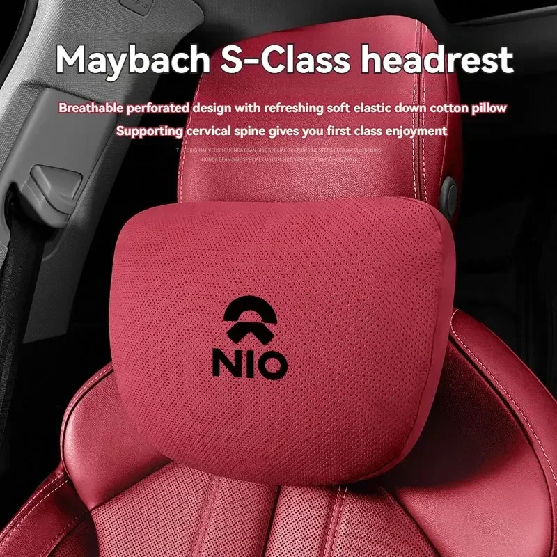 Car S Level Neck Pillow Seat Headrest Lumbar Support Pillow Spine Protect for Weilai NIO ET5 ES6 ES8 EC6 Weilai ET7 EP9 Eve ET5