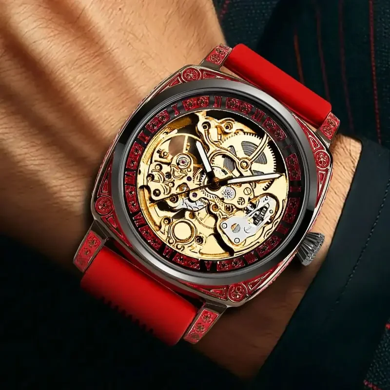 New Men's Watch Fashion Style Classic High end Business Handsome Personality Men's Mechanical Watch