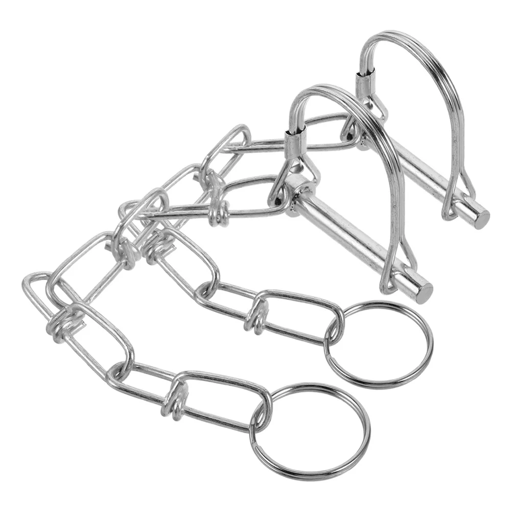 

2 шт. оцинкованные стопорные штифты для прицепного устройства, защита от отсоединения, усиленные