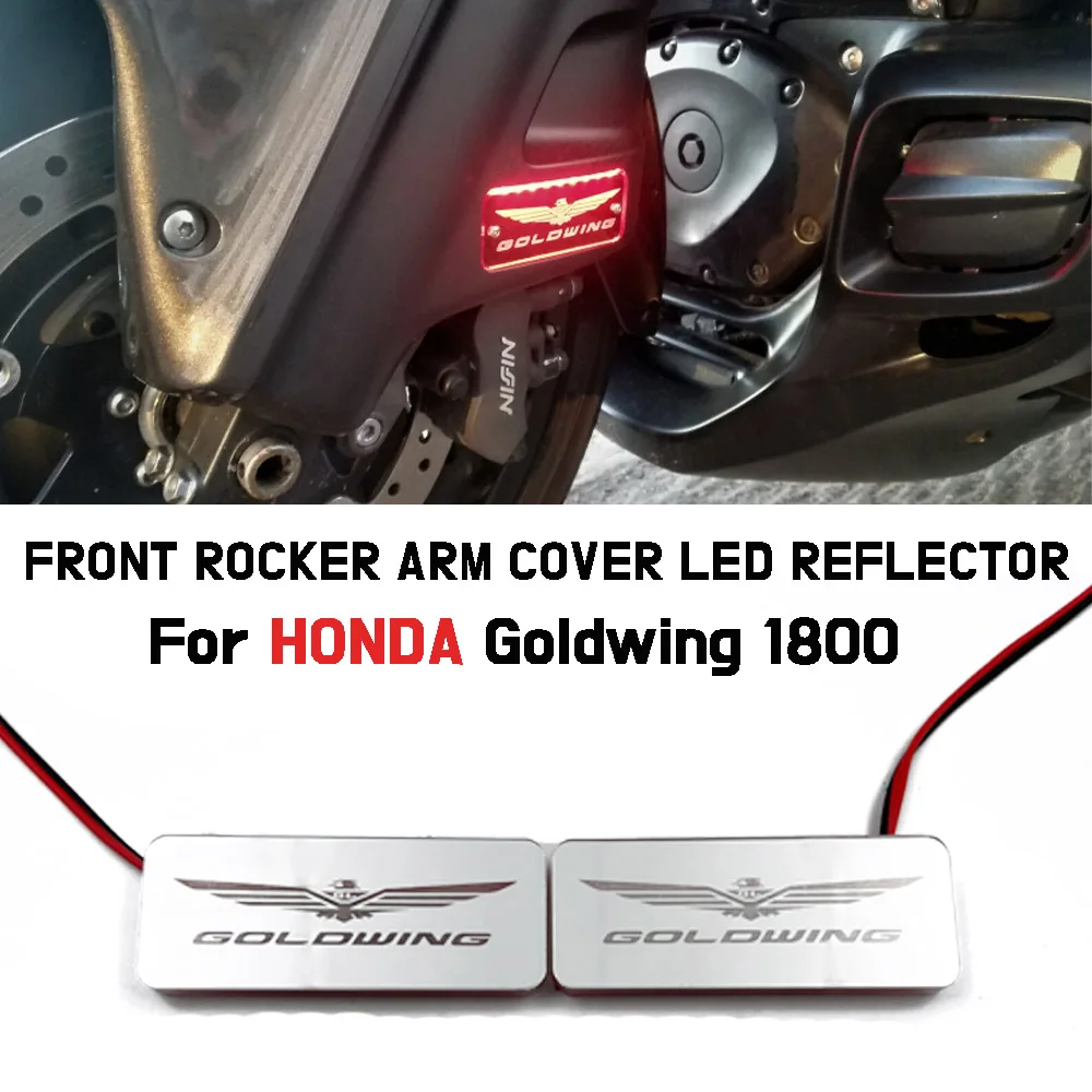 Goldwing 1800 2001-2017 Motorcycle Front Rocker Arm Cover Led Reflector Decorative Cover Light Emitting Cover For HONDA GL1800