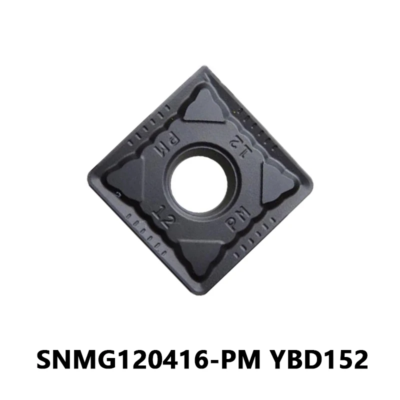 

100% Original SNMG120416-PM YBD152 CNC Turning Inserts for Cast Iron Machining SNMG 120416 CNC Metal Lathe Cutting Tool Set