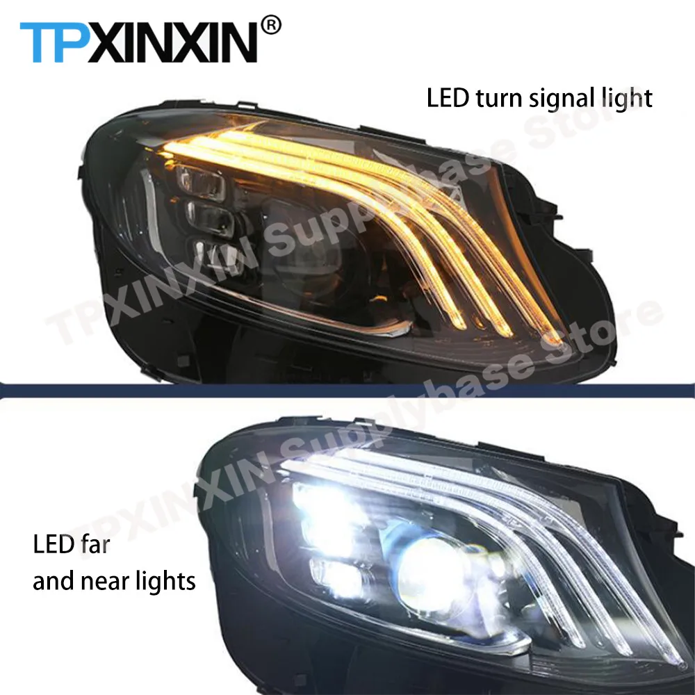 

Car LED Headlight Lamp For Mercedes-Benz W213 E-Class E200 E260 E300 2016 2017-2020 Headlight High Beam Lights Low Beam Lights