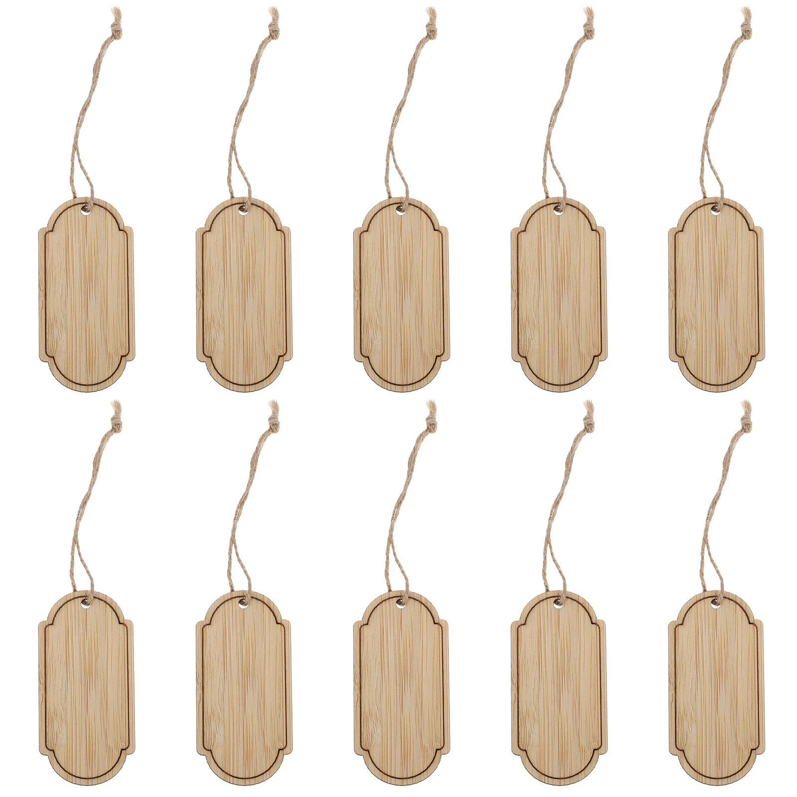 

10 Pcs Garden Tags Durable Reusable Plant Markers Square Wooden Signs Outdoor Decorative Outdoor Plant Markers Flower Labels