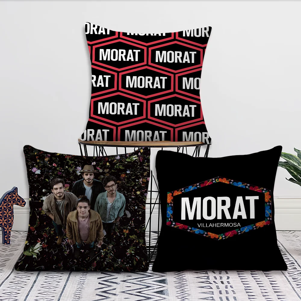 Music M-Morat Balas Perdidas Band Sofa Living Room Bedroom Headboard Backrest Cushion Square Cushion Nap Time Pillow Case