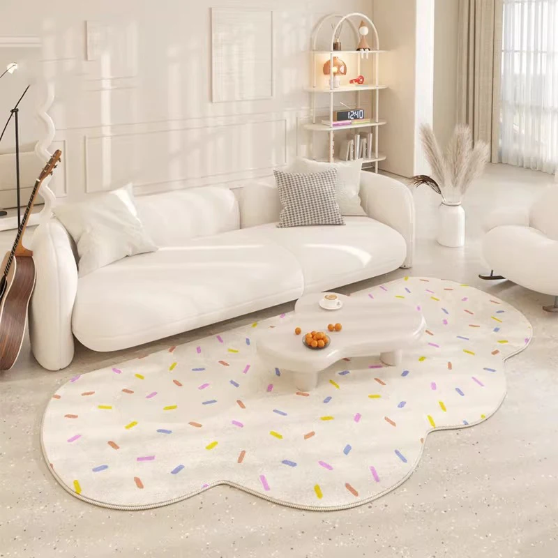 

Carpet for Living Room Non-slip Soft Stain-resistant Floor Mat Irregular Polka Dot Pattern Rug Large Size Home Decorative Mats