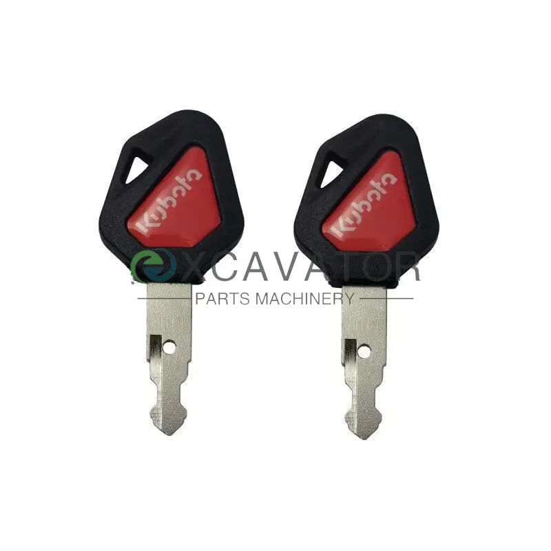 2Pcs Ignition Switch Key For Kubota Mini Excavator Backhoe Track Loader Marked 459A Starter Key