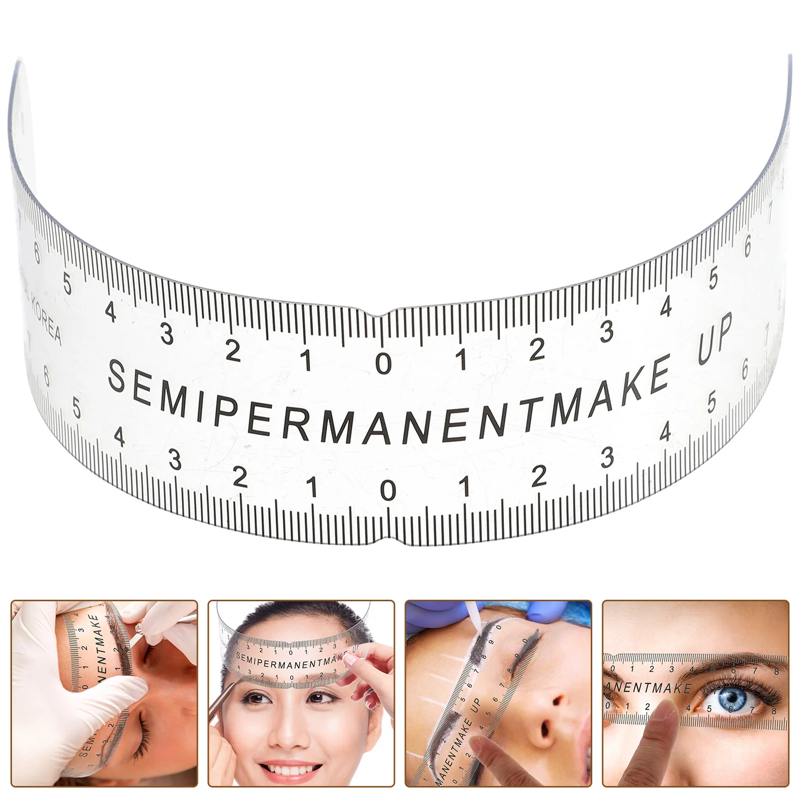 

Ruler Flexible Eyebrow Measure Professional Portable Flexible Measure Microblading Symmetry Caliper Tattoo Eyebrow Tool