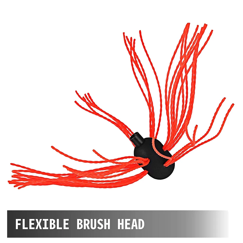 Chimney Sweep Brush Flexible Fireplace Tool Cleaning Brush Rotary Cleaner Brushes Head for Fireplace Flue Cleaning